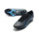 Nike Mercurial Vapor 13 Elite FG ACC Crampons Noir Bleu