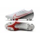 Chaussure Nike Mercurial Vapor XIII Elite FG Blanc Cramoisi Noir