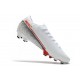 Chaussure Nike Mercurial Vapor XIII Elite FG Blanc Cramoisi Noir