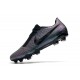 Nike Crampons Nouvelles Phantom Venom Elite FG Noir Bleu Anthracite