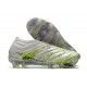 Chaussures Foot adidas Copa 20+ FG - Blanc Noir Vert