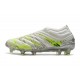 Chaussures Foot adidas Copa 20+ FG - Blanc Noir Vert