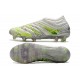 Chaussures Foot adidas Copa 20+ FG - Blanc Noir Vert