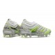 Chaussures Foot adidas Copa 20+ FG - Blanc Noir Vert