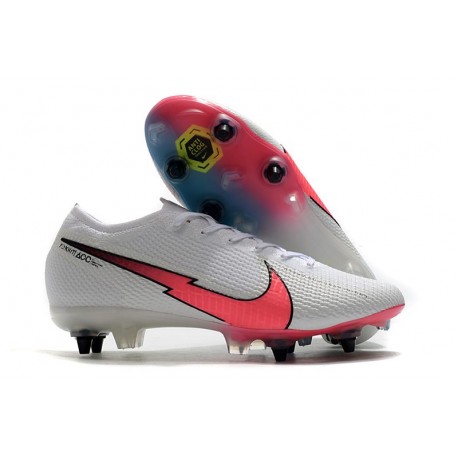 Nike Mercurial Vapor XIII Elite SG-PRO Ac Blanc Rouge Bleu