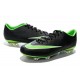 2014 Crampons de Foot Nike Mercurial Vapor X FG Homme Noir Vert