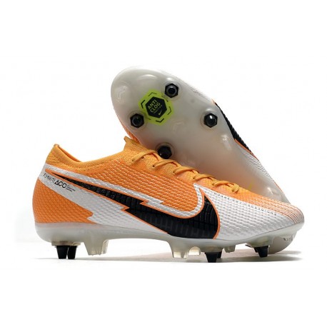 Nike Mercurial Vapor XIII Elite SG-PRO Ac Orange Laser Noir Blanc