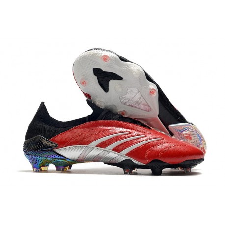 adidas Predator Archive édition limitée FG Rouge Noir Argent