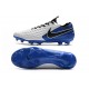 Crampon Nouvelles Nike Tiempo Legend 8 Elite FG Blanc Bleu