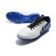 Crampon Nouvelles Nike Tiempo Legend 8 Elite FG Blanc Bleu