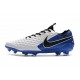 Crampon Nouvelles Nike Tiempo Legend 8 Elite FG Blanc Bleu