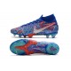 Nike Mercurial Superfly 7 Elite FG Sancho SE11 Bleu Blanc Argent