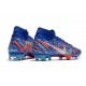 Nike Mercurial Superfly 7 Elite FG Sancho SE11 Bleu Blanc Argent