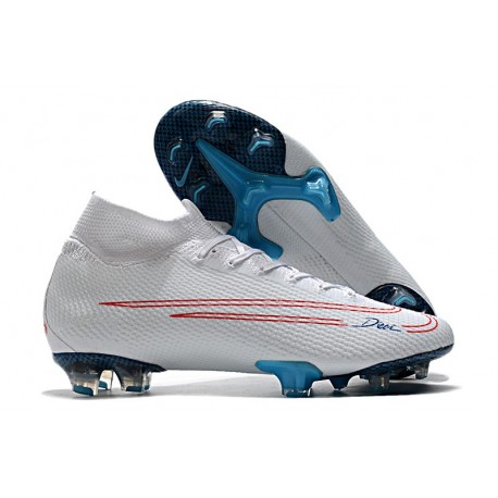 Nike CR7 x Bugatti Mercurial Superfly 7 Elite FG Blanc Rouge Bleu