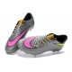 Pas Cher Crampons Nike Hypervenom Phantom FG Argent Or Slime Rose