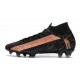 Chaussure Nike Mercurial Superfly7 Elite DF FG Noir Rose