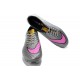 Pas Cher Crampons Nike Hypervenom Phantom FG Argent Or Slime Rose