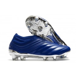 Chaussures Foot adidas Copa 20+ FG - Bleu Royal Argent