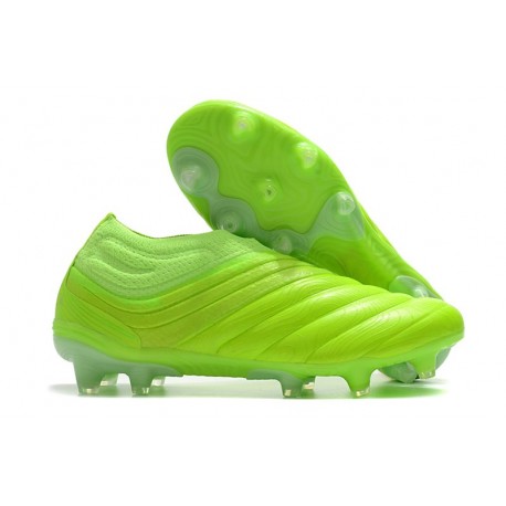 Chaussures Foot adidas Copa 20+ FG - Vert Blanc