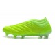 Chaussures Foot adidas Copa 20+ FG - Vert Blanc