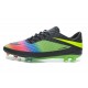 Coupe du monde 2014 Crampons Nike Hypervenom Phantom FG Vert Bleu Noir Rouge Jaune