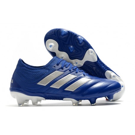 adidas Crampons Nouveau Copa 20.1 FG - Bleu Royal Argent