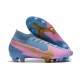 Chaussure Nike Mercurial Superfly7 Elite DF FG Bleu Rose Or