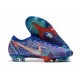 Nouvelles Nike Mercurial Vapor 13 Elite FG Sancho Bleu Blanc Vert Noir