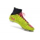 2014 Homme Chaussures Football Mercurial Superfly FG Jaune Rose Noir