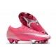 Nouvelles Nike Mercurial Vapor 13 Elite FG x Mbappe Rose Blanc Noir