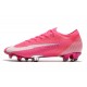 Nouvelles Nike Mercurial Vapor 13 Elite FG x Mbappe Rose Blanc Noir