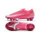 Nouvelles Nike Mercurial Vapor 13 Elite FG x Mbappe Rose Blanc Noir