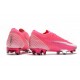 Nouvelles Nike Mercurial Vapor 13 Elite FG x Mbappe Rose Blanc Noir