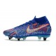 Nike Mercurial Superfly 7 Elite DF SG Sancho Bleu Blanc Vert Noir