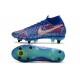 Nike Mercurial Superfly 7 Elite DF SG Sancho Bleu Blanc Vert Noir