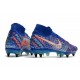 Nike Mercurial Superfly 7 Elite DF SG Sancho Bleu Blanc Vert Noir