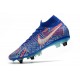 Nike Mercurial Superfly 7 Elite DF SG Sancho Bleu Blanc Vert Noir