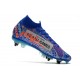 Nike Mercurial Superfly 7 Elite DF SG Sancho Bleu Blanc Vert Noir