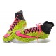 2014 Homme Chaussures Football Mercurial Superfly FG Jaune Rose Noir