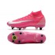 Nike Mercurial Superfly 7 Elite DF SG x Mbappe Rose Blanc Noir