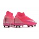 Nike Mercurial Superfly 7 Elite DF SG x Mbappe Rose Blanc Noir