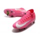 Nike Mercurial Superfly 7 Elite DF SG x Mbappe Rose Blanc Noir