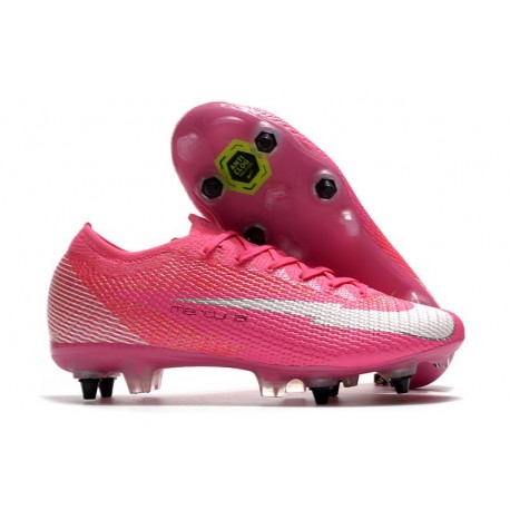 Nike Mercurial Vapor XIII Elite SG-PRO Ac x Mbappe Rose Blanc Noir