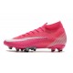 Nike Mercurial Superfly 7 Elite AG-Pro x Mbappe Rose Blanc Noir