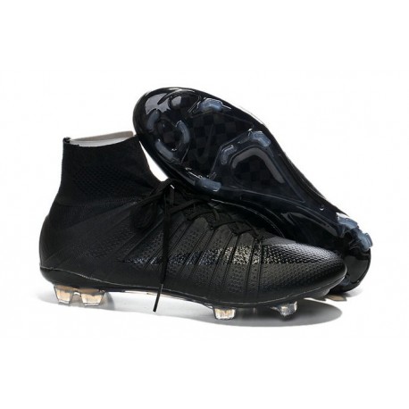 Coupe du Monde 2014 Chaussures Mercurial Superfly IV FG Nouvelle Noir