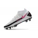 Crampons Nike Phantom GT Elite Dynamic Fit FG Blanc Rose Noir