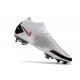 Crampons Nike Phantom GT Elite Dynamic Fit FG Blanc Rose Noir