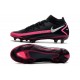 Crampons Nike Phantom GT Elite Dynamic Fit FG Noir Argent Rose