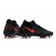 Crampons Nike Phantom GT Elite Dynamic Fit FG Noir Rouge Chili Gris