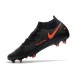 Crampons Nike Phantom GT Elite Dynamic Fit FG Noir Rouge Chili Gris